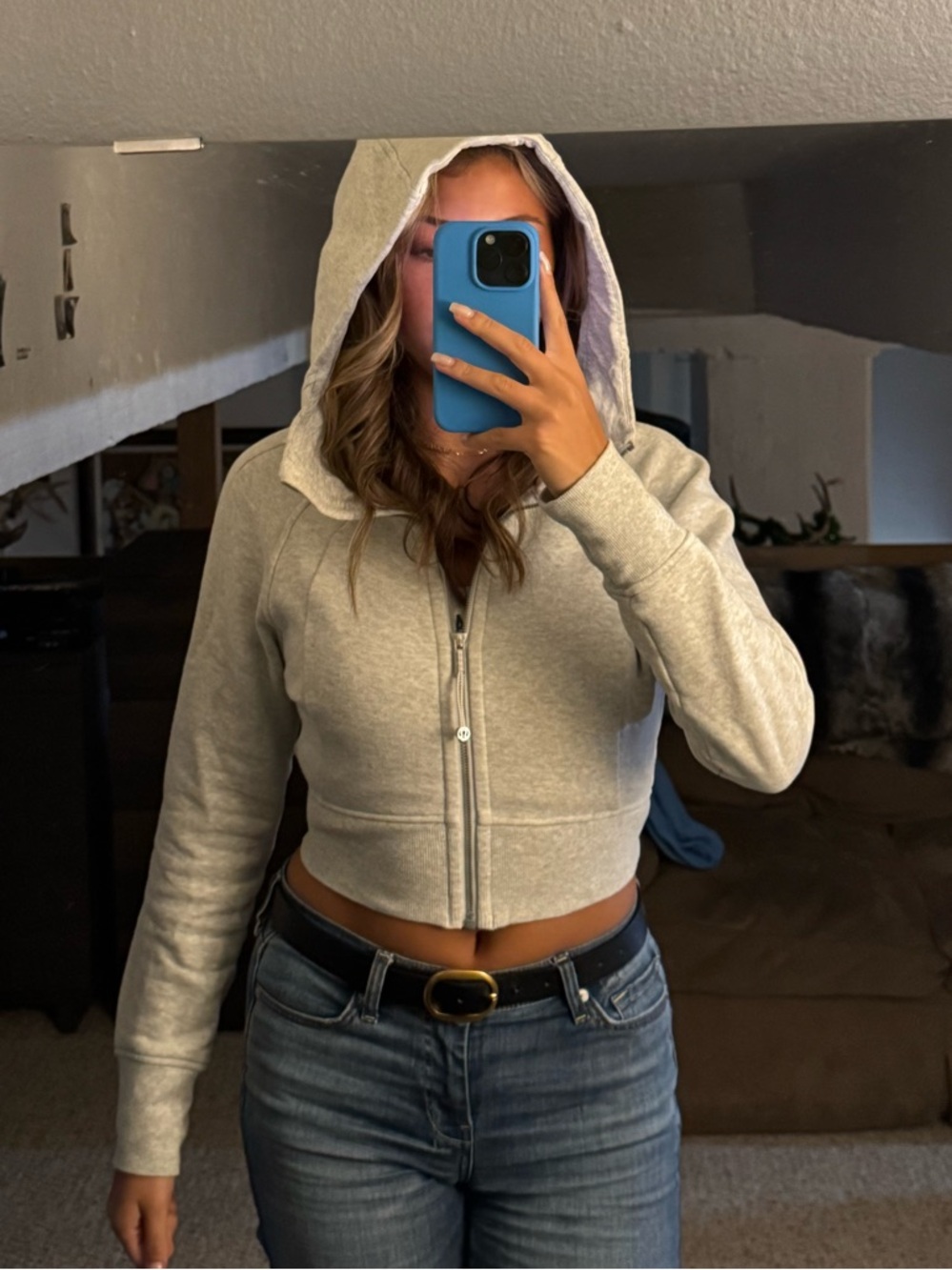LULULEMON- cropped scuba jacket